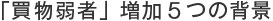 「買物弱者」増加５つの背景