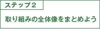 ステップ2　取り組みの全体像をまとめよう