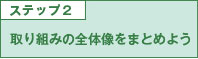 ステップ2　取り組みの全体像をまとめよう